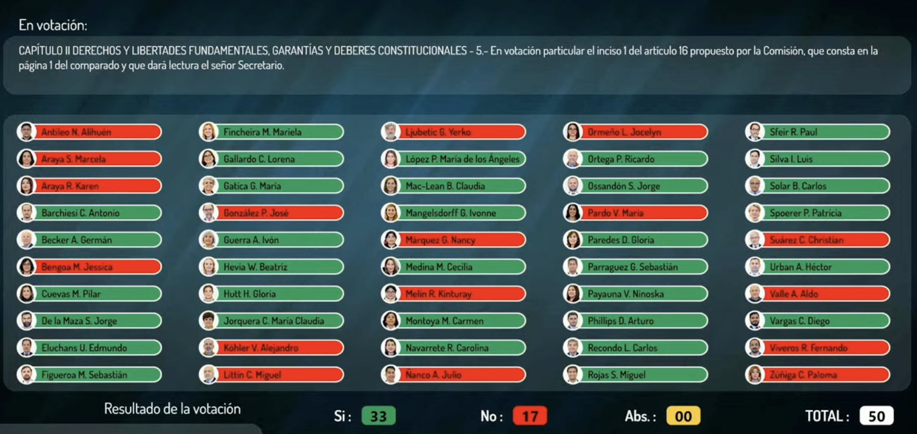 Consejo Constitucional Aprob Inciso Que Establece Que La Ley Protege