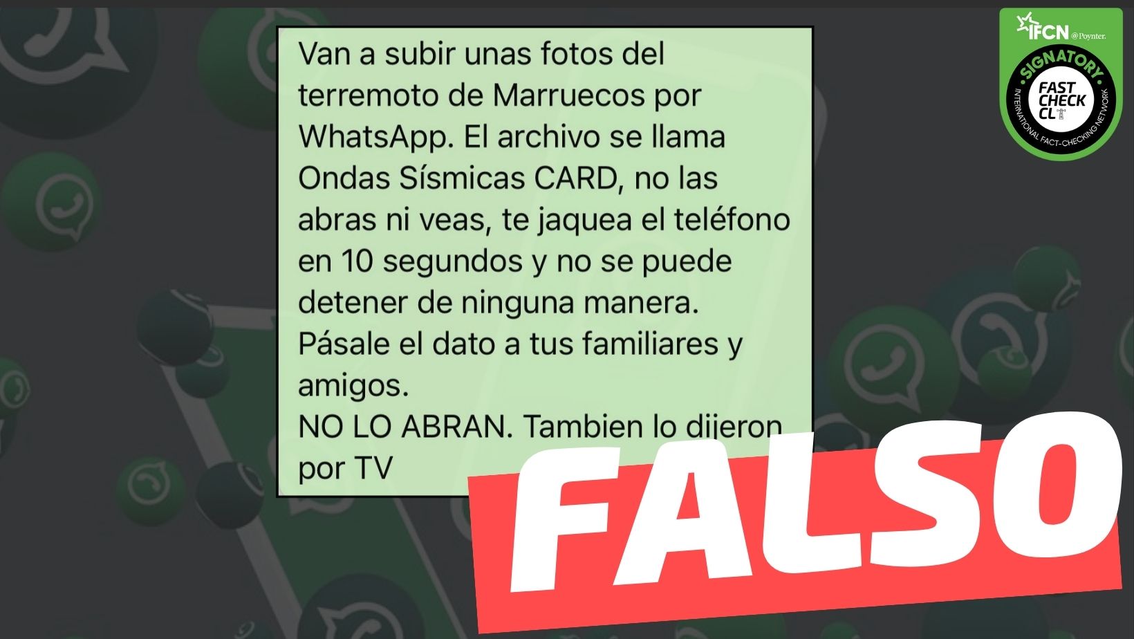 Cadena Van A Subir Fotos Del Terremoto De Marruecos Por Whatsapp El