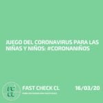 Juego del coronavirus para las niñas y niños: #coronaniños