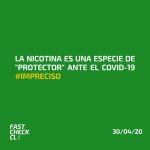 La nicotina es una especie de “protector” ante el Covid-19 #Impreciso