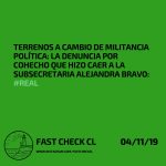 Terrenos a cambio de militancia política: la denuncia por cohecho hizo caer a la subsecretaria Alejandra Bravo: #Real