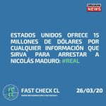 Estados Unidos ofrece 15 millones de dólares por cualquier información que sirva para arrestar a Nicolás Maduro: #Real