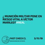 Munición militar pone en riesgo vital a Víctor Marileo: #Real