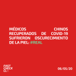 Médicos chinos recuperados de Covid-19 sufrieron oscurecimiento de la piel: #Real