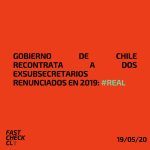 Gobierno de Chile recontrata a dos exsubsecretarios renunciados en 2019: #Real