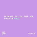 Lesiones en los pies por Covid-19: #Real