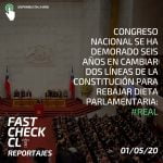 Congreso Nacional se ha demorado seis años en cambiar dos líneas de la Constitución para rebajar la dieta parlamentaria: #Real