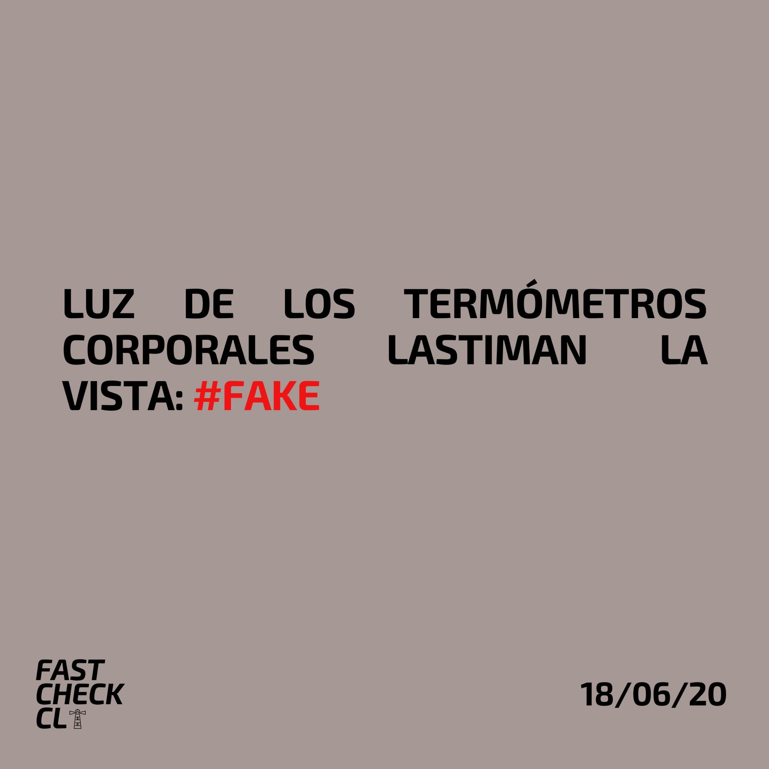 You are currently viewing Luz de los termómetros para corporales lastiman la vista: #Fake