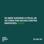 Se abre sumario a fiscal de Victoria por dichos contra mapuches: #Real