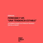 Femicidio y VIF, “una tendencia estable”