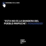 “Esta no es la bandera del Pueblo Mapuche”: #Engañoso