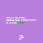 Donald Trump es nominado al Premio Nobel de la Paz: #Real