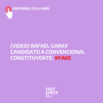 Rafael Garay candidato a convencional constituyente: #Fake