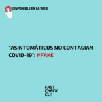 “Asintomáticos no contagian covid-19”: #Fake