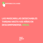 Las mascarillas desechables tardan hasta 450 años en descomponerse: #Real