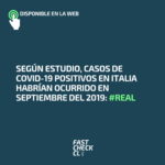 Según estudio, casos de Covid-19 positivos en Italia habrían ocurrido en septiembre del 2019: #Real