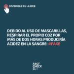 Debido al uso de mascarillas, respirar el propio CO2 por más de dos horas produciría acidez en la sangre: #Fake