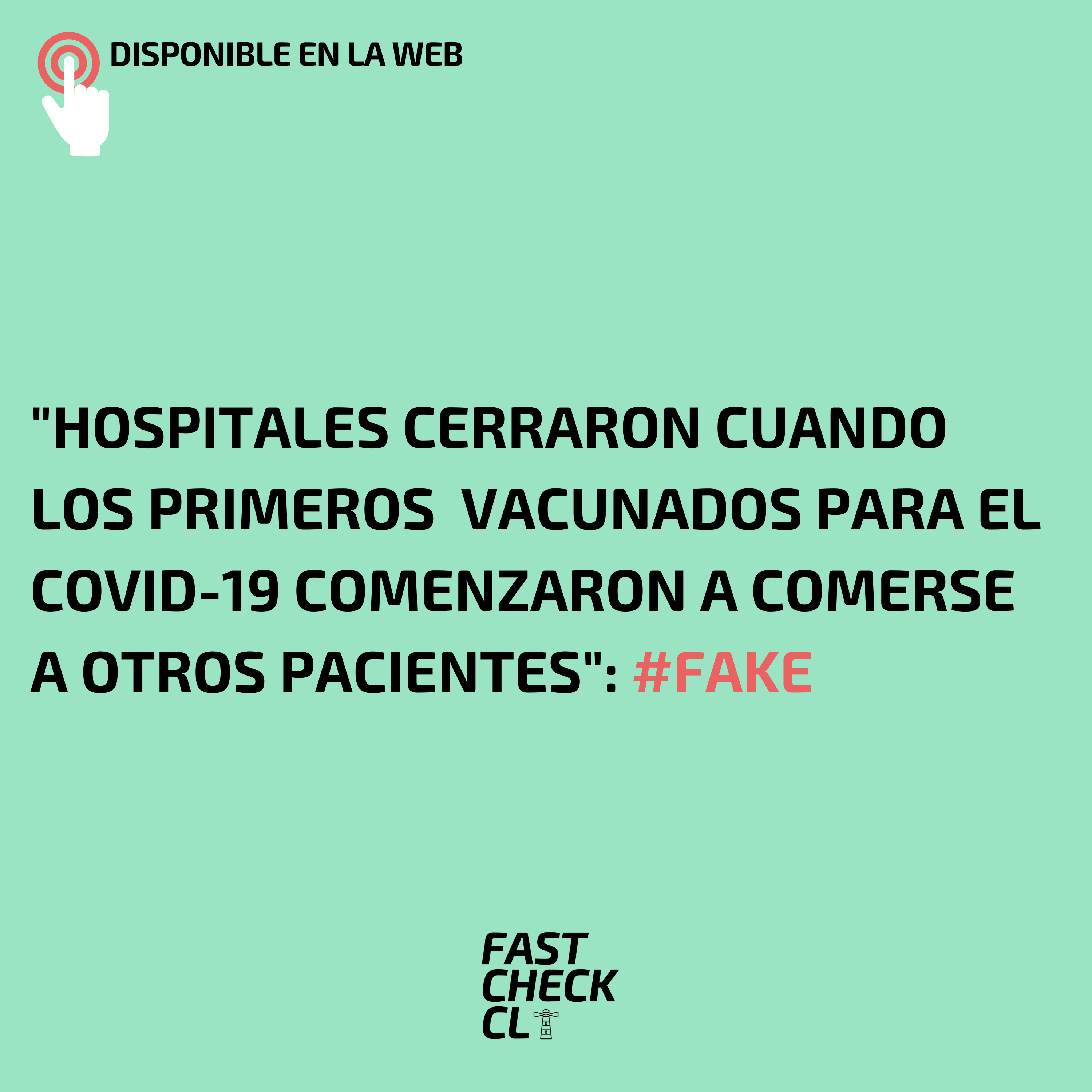 You are currently viewing “Hospitales cerraron cuando los primeros  vacunados para el covid-19 comenzaron a comerse a otros pacientes”: #Fake