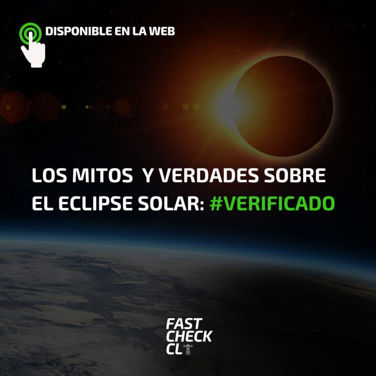 Read more about the article Los Mitos sobre el eclipse solar: #Verificado