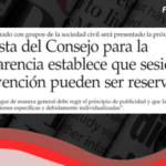 “Propuesta del Consejo para la Transparencia establece que sesiones de la Convención Constitucional pueden ser reservadas”: #Engañoso