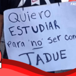 (Imagen) Niño con cartel: “Quiero estudiar para no ser como Jadue”: #Falso