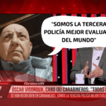 “Somos la tercera policía mejor evaluada del mundo”: #Falso