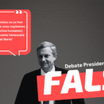 “Las Naciones Unidas no se han pronunciado sobre esos regímenes (que violan derechos humanos), como Nicaragua, como Venezuela y Corea del Norte”: #Falso