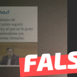 Asesor económico de José Antonio Kast: “El pobre seguirá siendo pobre, y al que no le guste tendrá que entenderse con nuestras Fuerzas Armadas”: #Falso