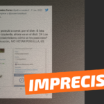 “Claudia Latorre postuló en la elección de constituyentes por el distrito 8 en lista “Ven seremos” de izquierda, y ahora va por el distrito 24 en la lista Frente Socialcristiano”: #Impreciso