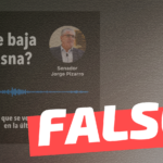 (Audio del senador Jorge Pizarro) Yasna Provoste baja su candidatura: #Falso