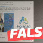 Pamela Jiles llama a apoyar nuevo proyecto para eliminar Fonasa: #Falso