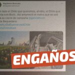 “Así amaneció el metro que se usó para el cierre de campaña de Gabriel Boric”: #Engañoso