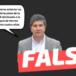 “El Gobierno anterior no ejecutó la plata de la Conadi destinada a la compra de tierras durante cuatro años”: #Falso