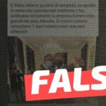 Viral en Colombia: “El Petro chileno ya cerró el Congreso, se aprobó la reelección presidencial indefinida y los sindicatos se tomaron la empresa lechera más grande del país, Manuka”: #Falso