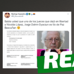 “¿Sabía usted que uno de los jueces que dejó en libertad a Nicolás López, Jorge Dahm Oyarzún, es tío de Paz Bascuñan?”: #Real