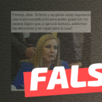 Pamela Jiles: “Si Boric y su gente están esperando una nueva constitución para poder gobernar, me parece lógico que, si gana el rechazo, adelanten las elecciones y se vayan para la casa”: #Falso