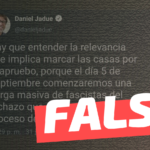 Daniel Jadue: “Hay que entender la relevancia que implica marcar las casas por el apruebo, porque el día 5 de septiembre comenzaremos una purga masiva de fascistas del rechazo”: #Falso