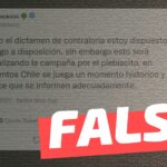 Giorgio Jackson: “Entendiendo el dictamen de Contraloría estoy dispuesto a dejar mi cargo a disposición, sin embargo esto será efectivo finalizando la campaña por el plebiscito”: #Falso