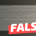 “Recomendaciones de Carabineros, tras una charla de seguridad en el Ministerio de Defensa”: #Falso