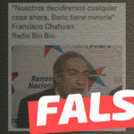 Francisco Chahuán: “Nosotros decidiremos cualquier cosa ahora, Boric tiene minoría”: #Falso