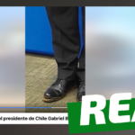 (Video) “El zapato roto del Presidente de Chile Gabriel Boric”: #Real