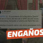 (Video) “El presidente de la República Gabriel Boric en el marco del foro de la APEC decidió atraer inversionistas recitando un poema de Pablo Neruda”: #Engañoso