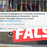 Chile depositará $96 mil millones a banco venezolano: #Falso