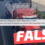 (Video) “Las regiones están llegando a Lima, se viene una gran protesta en contra del Congreso”: #Falso