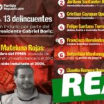 (Imagen) Estos son los 13 indultados por el Presidente Gabriel Boric: #Real