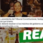 (Imagen) “Nancy Yáñez, presidenta del Tribunal Constitucional, festejando junto a la ministra Ana Lya Uriarte”: #Real