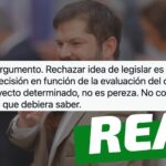 Gabriel Boric en 2019: “Rechazar idea de legislar es una legítima decisión en función de la evaluación del contenido de un proyecto, no es pereza”: #Real