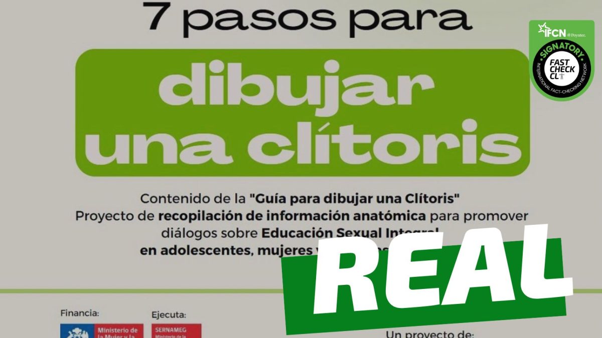 Ministerio de la Mujer financió “Guía para dibujar una Clítoris”: #Real —  Fast Check 🔍