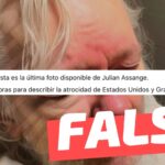 (Imagen) “Esta es la última foto disponible de Julian Assange”: #Falso