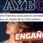 (Imagen) “Ministra francesa posa para la portada de Playboy en medio de crisis política”: #Engañoso